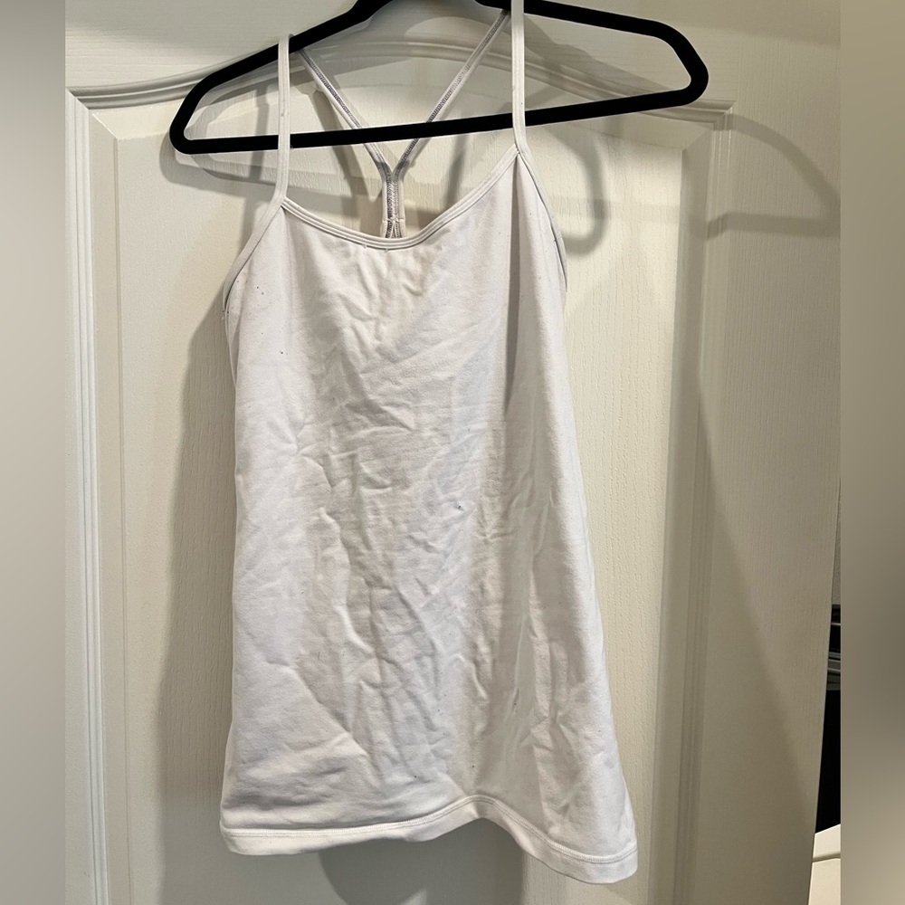 Lululemon power Y tank top, slight pilling, 8